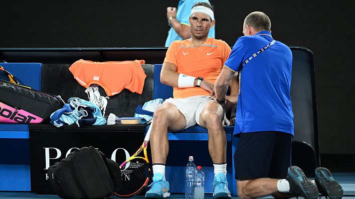 Telediario Matinal - Rafa Nadal, lesionado, cae eliminado en Australia