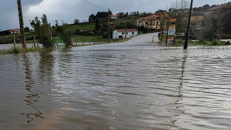 Alerta por Fien: récord de lluvia, inundaciones y puertos cerrados por el temporal en Cantabria