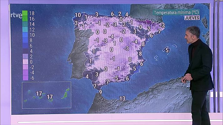 El tiempo - Intervalos de viento fuerte en los litorales gallego y cantábrico, tercio oriental peninsular y Baleares