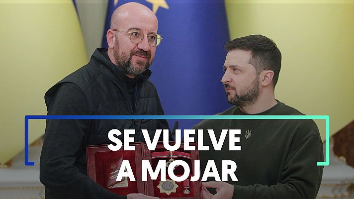 RTVE Noticias Vídeo - Charles Michel visita Kiev por sorpresa y se reúne con Zelenski