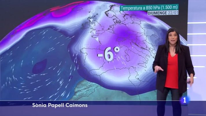 El temps - Cap de setmana gèlid i fred molt intens fins acabar gener