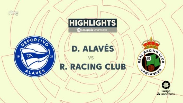 Resúmenes de LaLiga - Alavés-Racing: resumen. 24ª jornada de Segunda