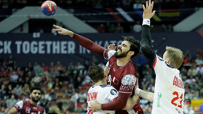 Mundiales de Balonmano - Campeonato del Mundo Masculino. Main Round: Catar - Noruega