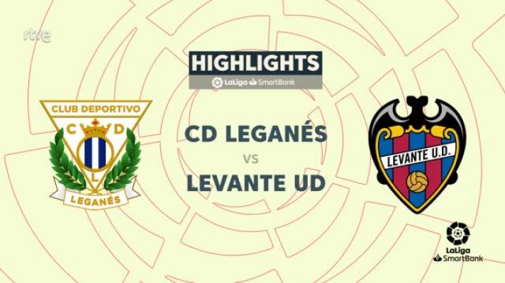 Resúmenes de LaLiga - Leganés - Levante: resumen del partido de Segunda