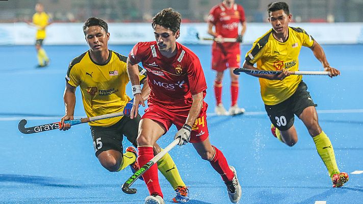 Hockey hierba y sala - Campeonato del Mundo masculino 2ª ronda: Malasia - España