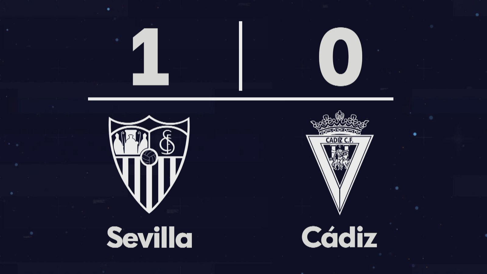 Sevilla FC 1 - Cádiz CF 0  -Ver ahora