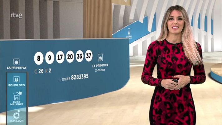 Loterías - Sorteo de la Bonoloto y Primitiva del 23/01/2023