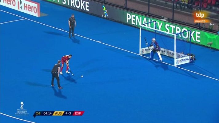  - El fallo en el penalty stroke que dejó a España fuera de las semifinales