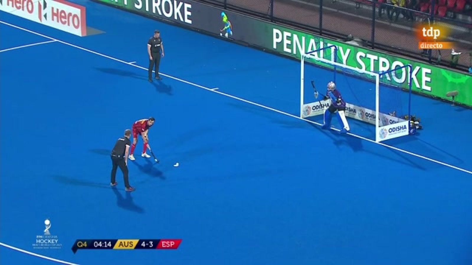 El fallo en el penalty stroke que dejó a España fuera de las semifinales