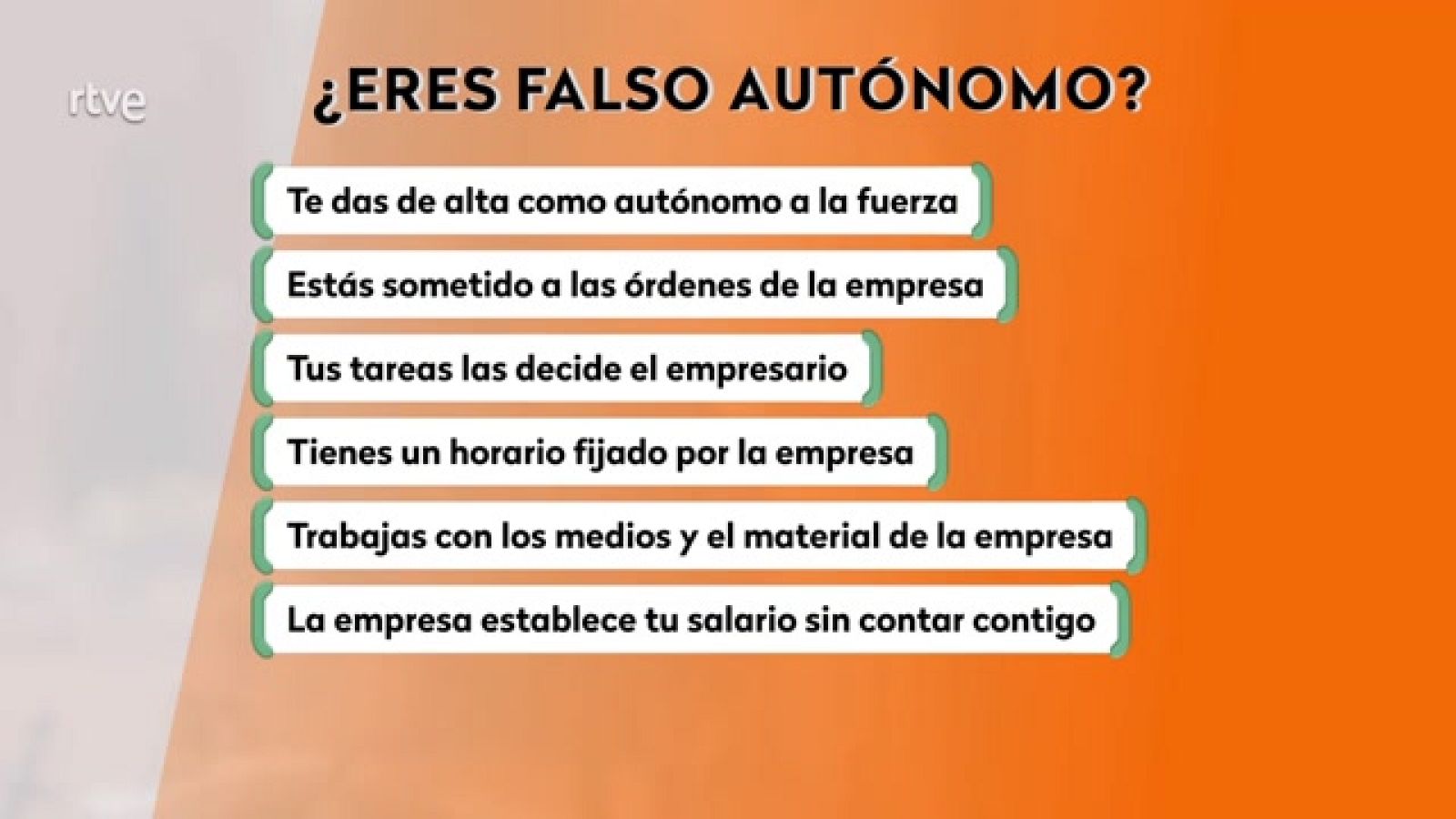 Aquí hay trabajo - Cómo saber si eres un falso autónomo - ver ahora