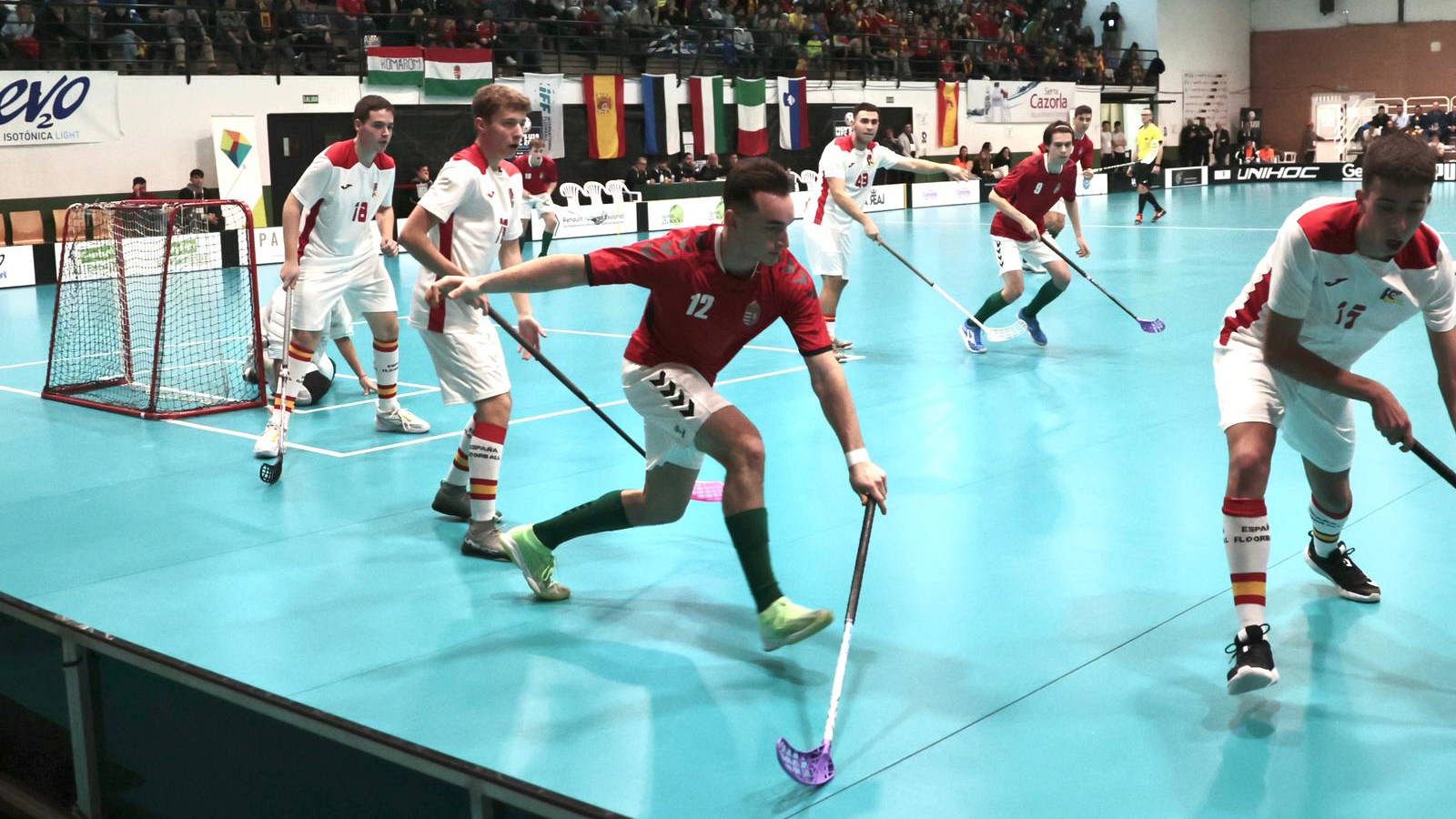 Floorball. Hungría - España. Clasificación del Campeonato del Mundo sub-19 masculino -- Ver ahora