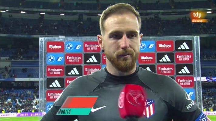  - Oblak, sobre el arbitraje: "Estamos acostumbrados a eso"