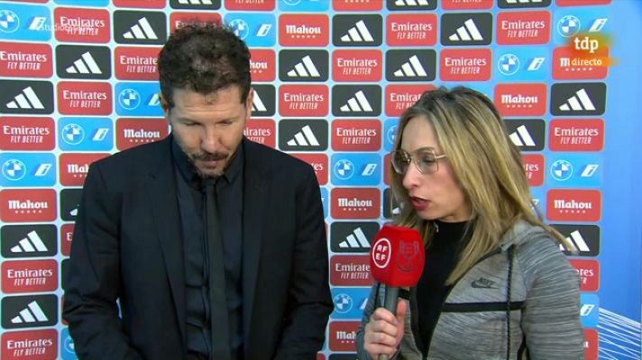  - Simeone: "La acción de Ceballos pudo ser determinante y pasó inadvertida"