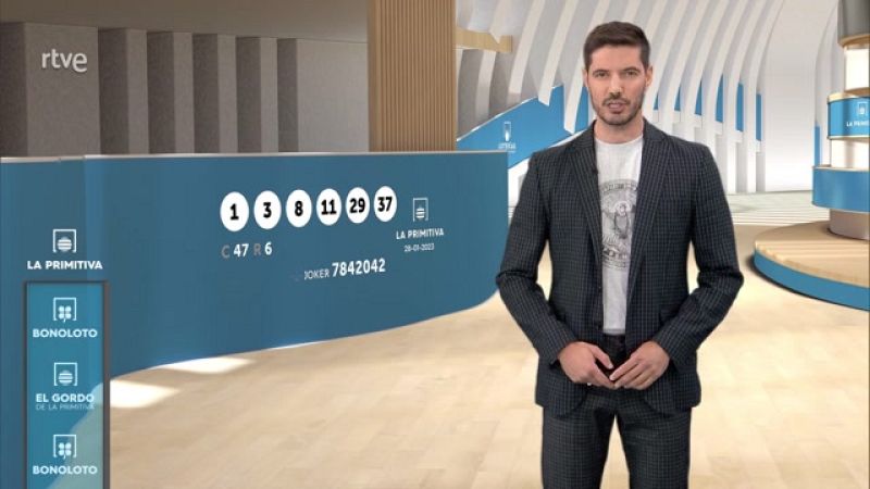 Sorteo de la Bonoloto y Primitiva del 28/01/2023
