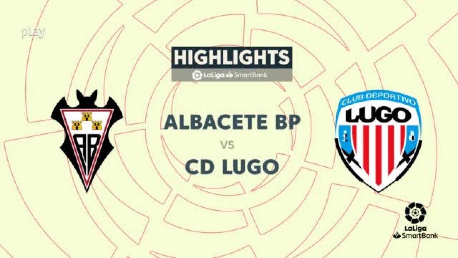 Albacete-Lugo: resumen del partido, 25ª jornada. Ver en RTVE Play