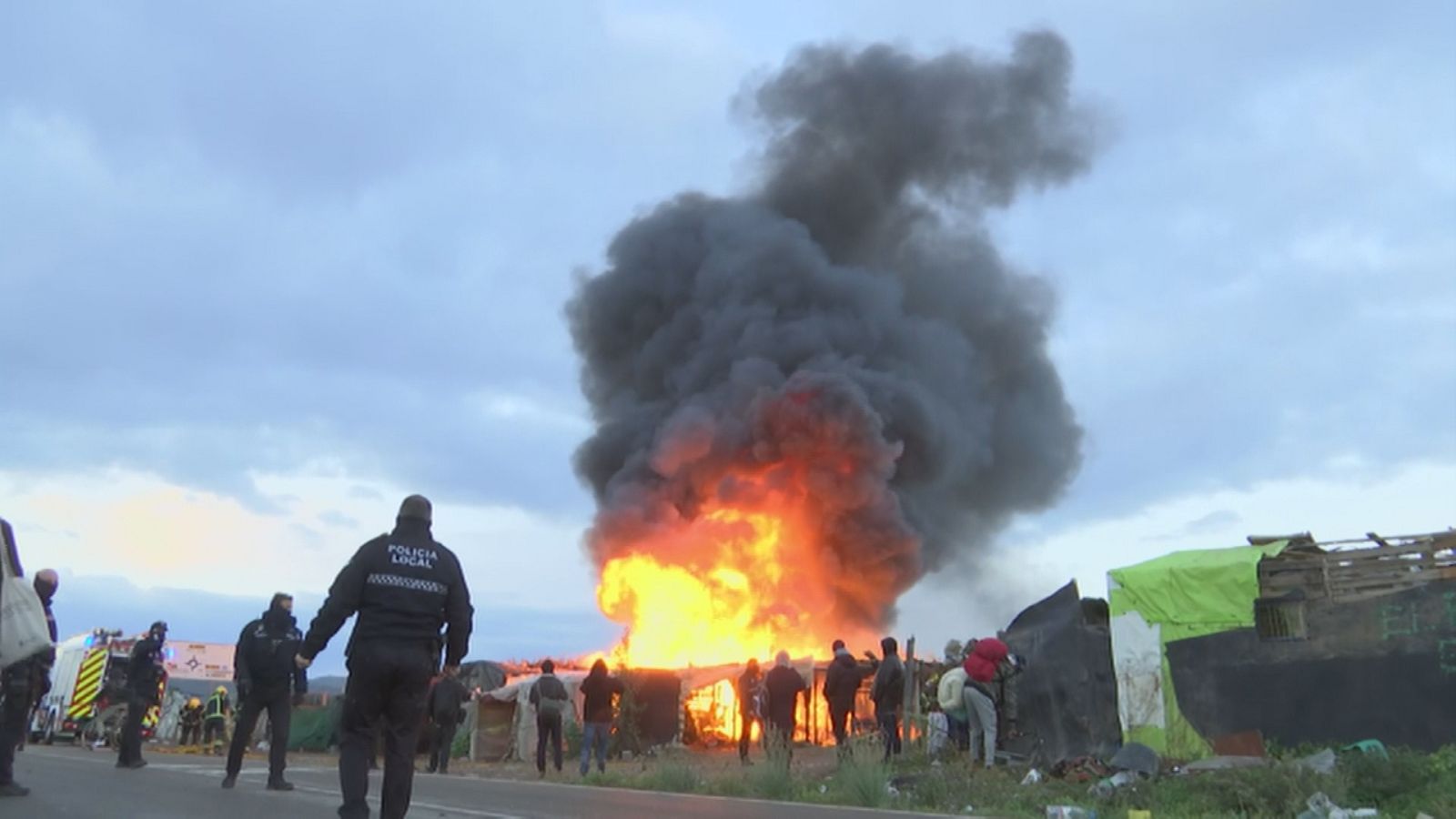 Desalojan el asentamiento El Walili - Ver ahora