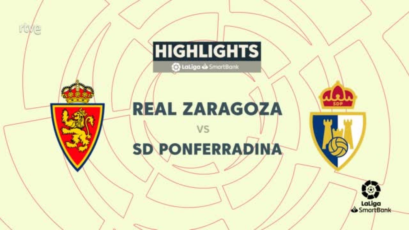 Zaragoza - Ponferradina: resumen del partido de la 25ª jornada de Segunda 