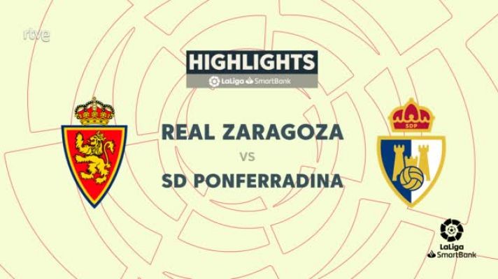 Resúmenes de LaLiga - Zaragoza - Ponferradina: resumen del partido de la 25ª jornada de Segunda 