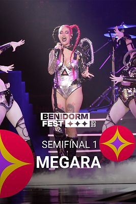 Benidorm Fest - Megara canta "Arcadia" en la primera semifinal