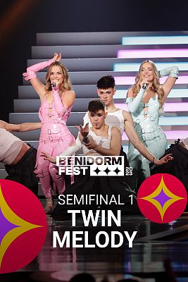Benidorm Fest - Twin Melody cantan "Sayonara" en la primera semifinal