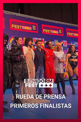 Benidorm Fest - Rueda de prensa con los primeros cuatro finalistas
