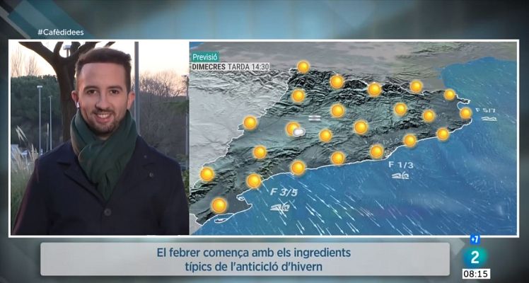 El temps - El febrer comença amb sol, boires i notable amplitud tèrmica