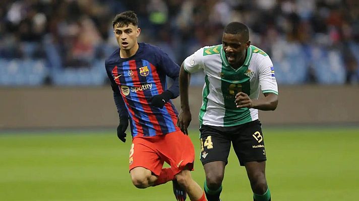 Telediario 1 - El Barça quiere afianzar su liderato ante un Betis que aspira a Europa