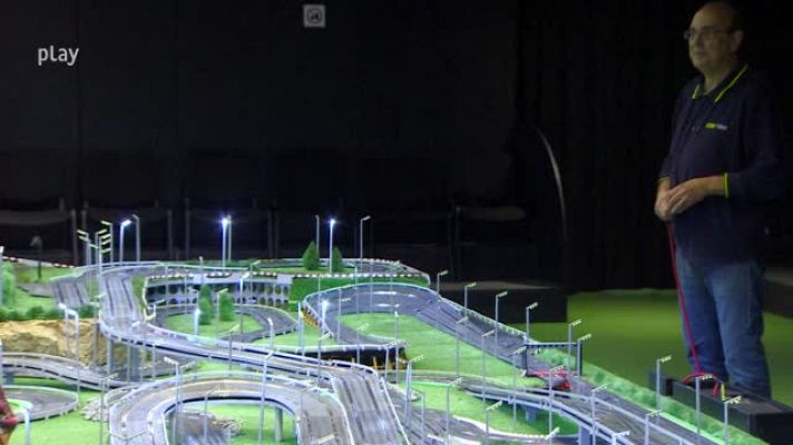 Telediario 1 - El Scalextric más grande del mundo, en Getafe
