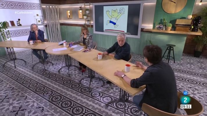 Cafè d'idees - Gemma Nierga, Amela i Ortega conversen amb Javier Mariscal