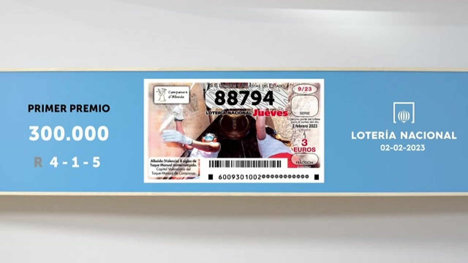 Sorteo de la Lotería Nacional del 02/02/2023 - Ver ahora