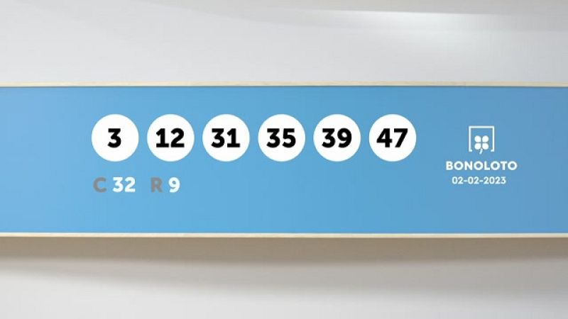 Sorteo de la Lotería Bonoloto del 02/02/2023 - Ver ahora