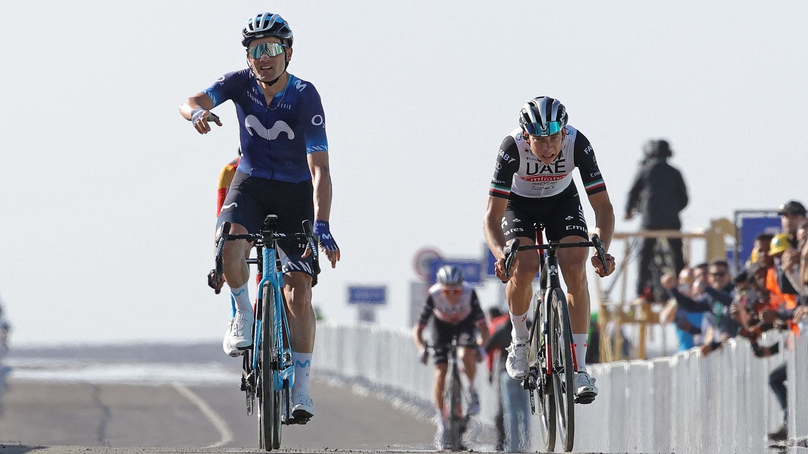 Victoria de Ruben Guerreiro en el Saudi Tour