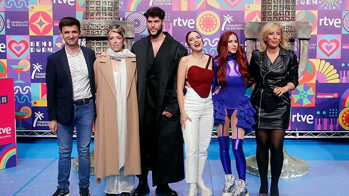 Telediario 1 - Blanca Paloma, Vicco, Karmento y José Otero clasificados en la segunda semifinal del Benidorm Fest