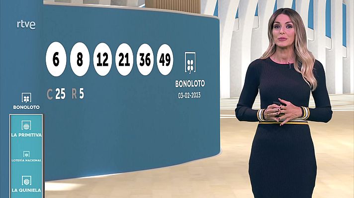 Loterías - Sorteo de la Bonoloto y Euromillones del 03/03/2023
