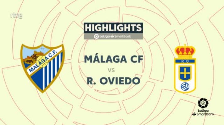 Resúmenes de LaLiga - Málaga - Oviedo: resumen del partido. 26ª jornada de Segunda