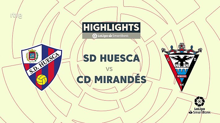 Resúmenes de LaLiga - Huesca - Mirandés: resumen del partido. 26ª jornada. Segunda
