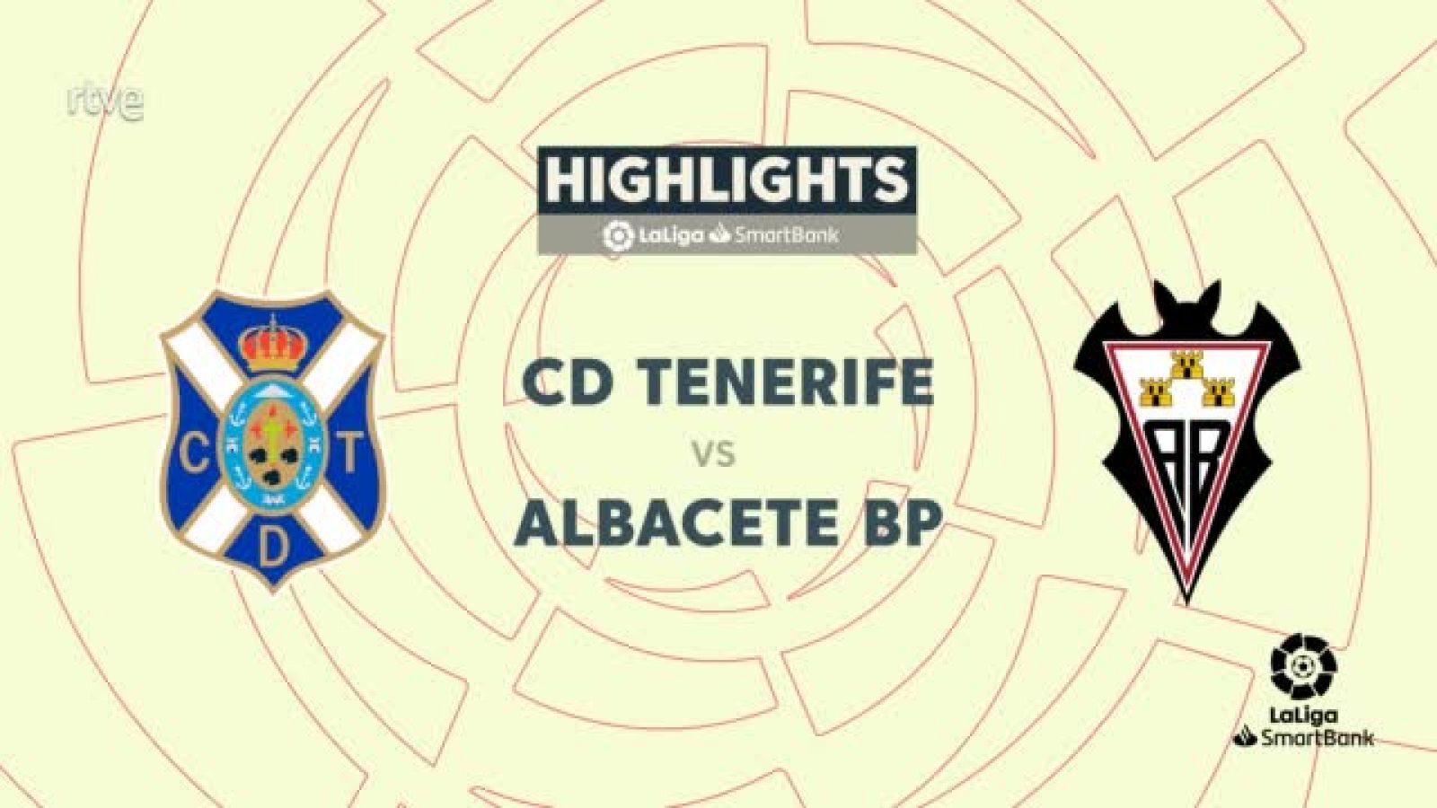Tenerife - Albacete: resumen del partido de la 26ª jornada de Segunda - ver ahora