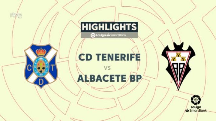 Resúmenes de LaLiga - Tenerife-Albacete: resumen del partido. 26ª jornada Segunda