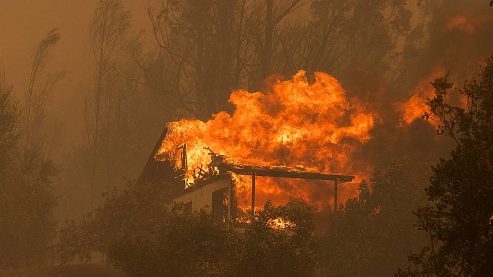 Telediario Fin de Semana - Los incendios forestales no dan tregua en Chile