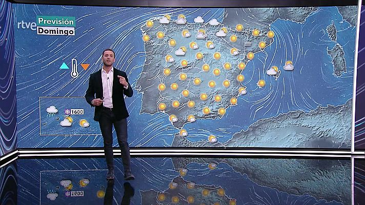 El tiempo - Las temperaturas máximas subirán en el sureste peninsular y Baleares, y bajarán en todo el extremo norte peninsular