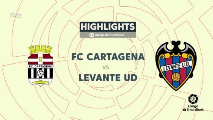 Resúmenes de LaLiga - Cartagena - Levante: resumen del partido 26ª jornada Segunda