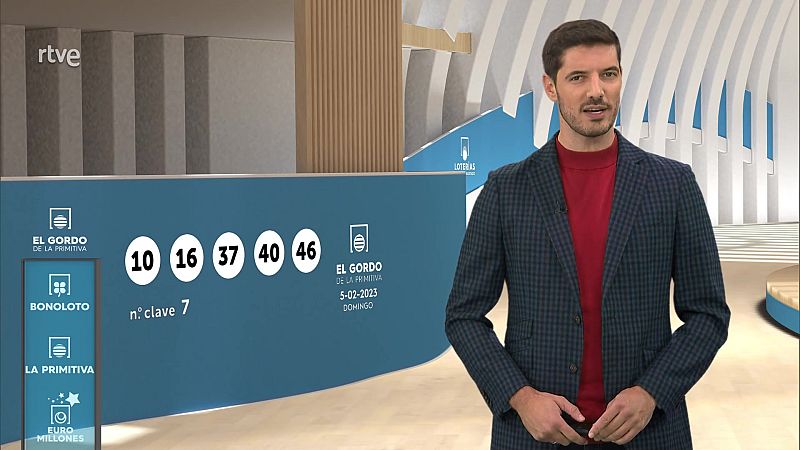 Sorteo de la Bonoloto y El Gordo de la Primitiva del 05/02/2023