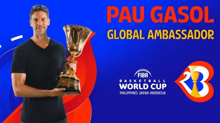 Baloncesto al día - Pau Gasol nombrado embajador de la Copa del Mundo FIBA 2023