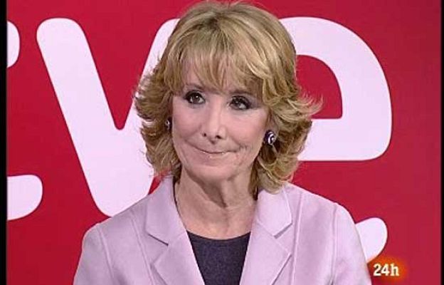 La noche en 24h - Esperanza Aguirre en TVE