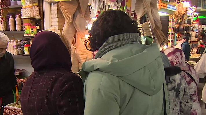 Telediario 1 - Mujeres iranís frente a la obligatoriedad del velo: "Nunca lo he llevado"