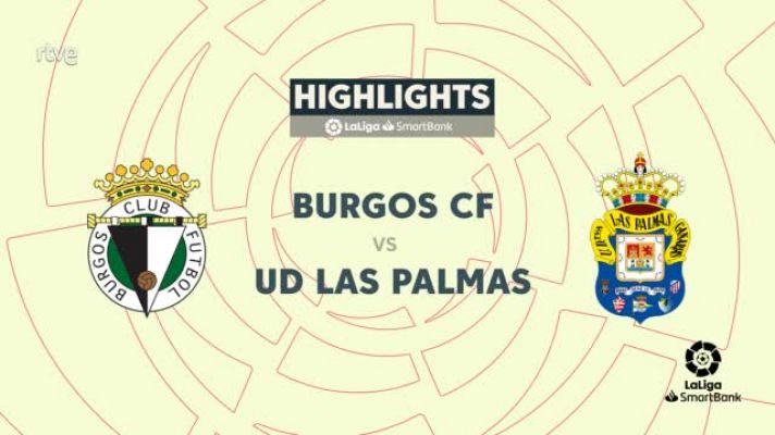 Resúmenes de LaLiga - Burgos - Las Palmas: resumen partido. 26ª jornada. Segunda