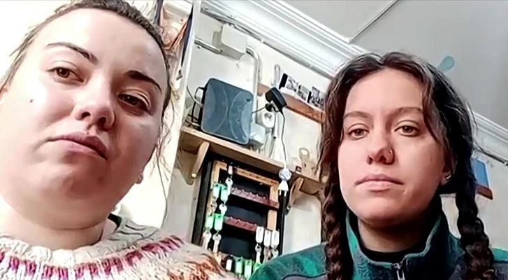 Telediario 1 - Dos españolas, en una de las zonas más afectadas por el terremoto de Turquía