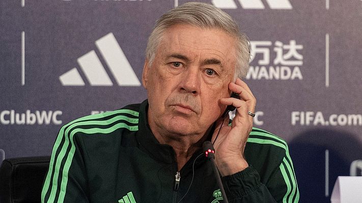 Telediario 1 - Ancelotti: "Es un problema del fútbol español.Vinicius es la víctima"