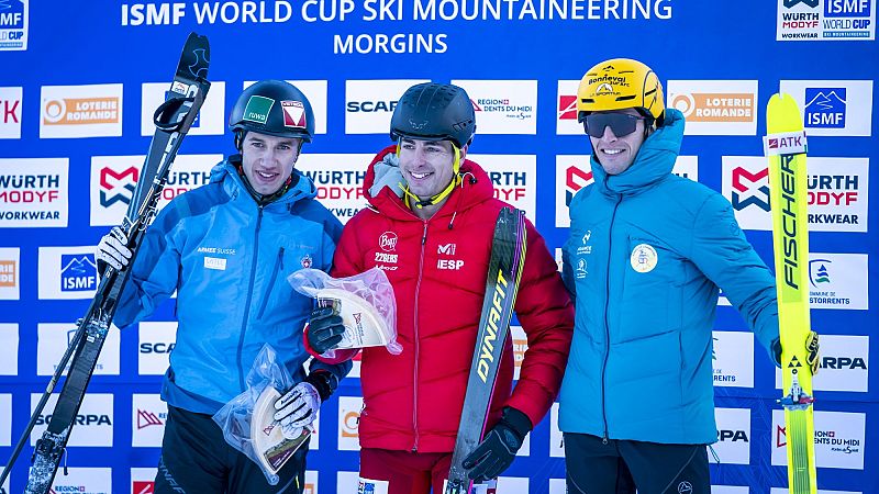 Oriol Cardona se cuelga el oro en sprint en la Copa del Mundo de esquí de Morgins