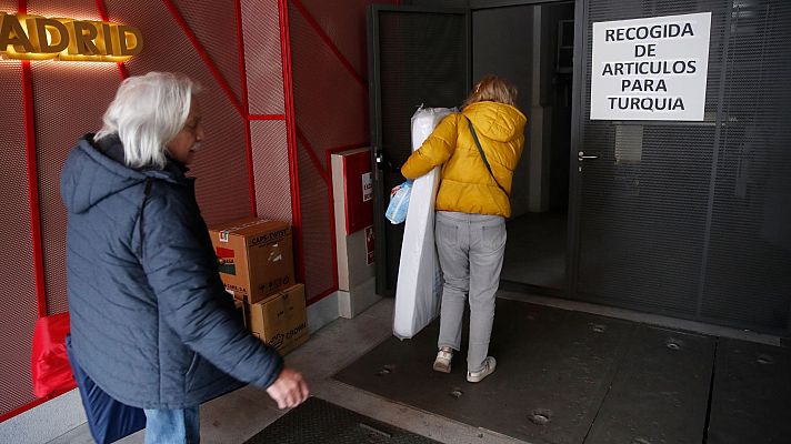 La hora de La 1 - La embajada de Turquía en Madrid recoge ayuda